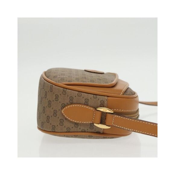 Pre Loved Gucci Micro Small GG Canvas Women Brown Shoulder Bags - Picture 4 of 8